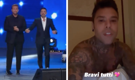 Pio e Amedeo punzecchiano Fedez per la “censura Rai”. E lui li zittisce | VIDEO article-post