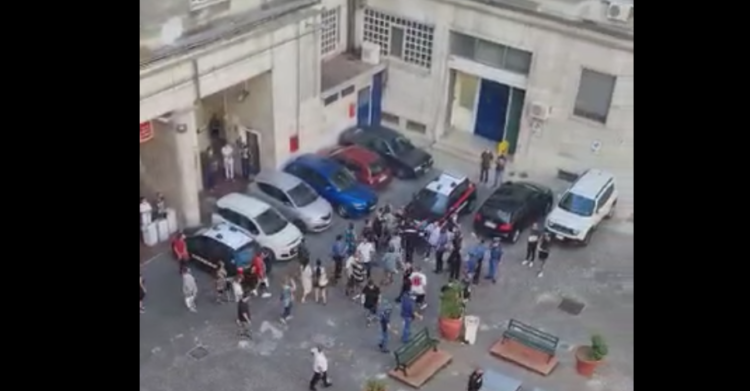 rissa pellegrini napoli scontro