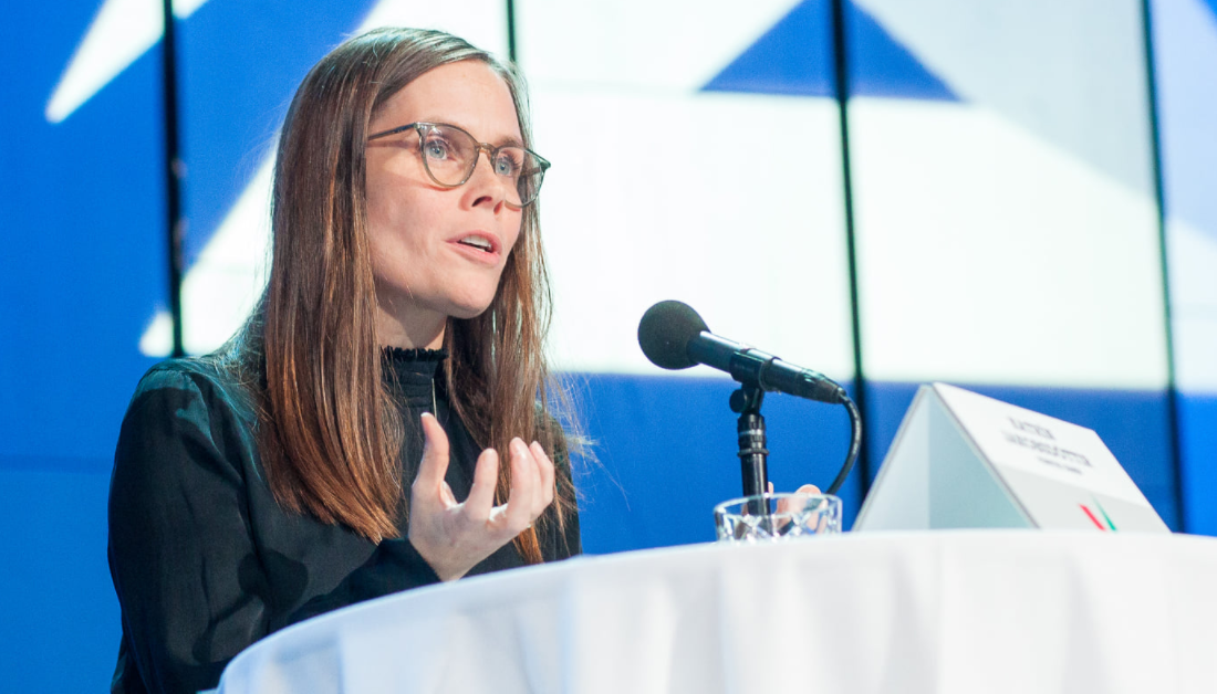 Katrin Jakobsdottir islanda donne parlamento