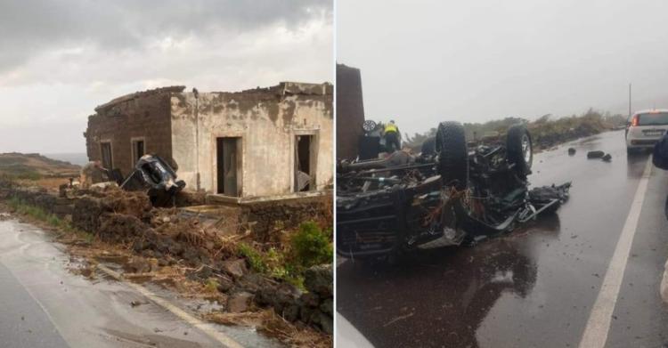 tromba d'aria pantelleria video