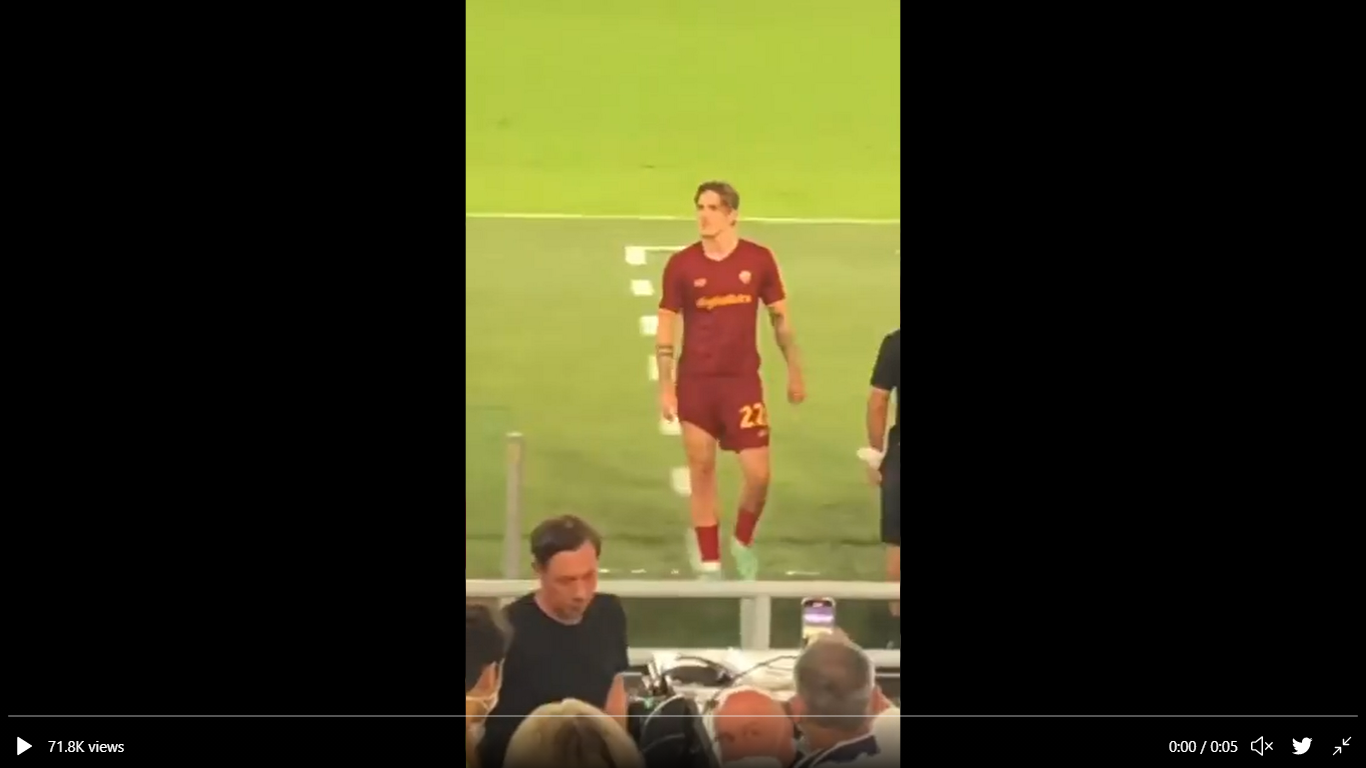 zaniolo video dopo derby gestaccio