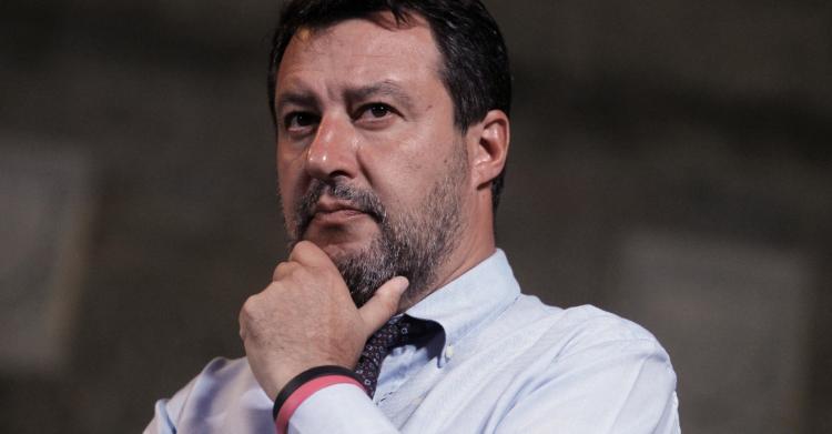 Salvini Letta manifestazione