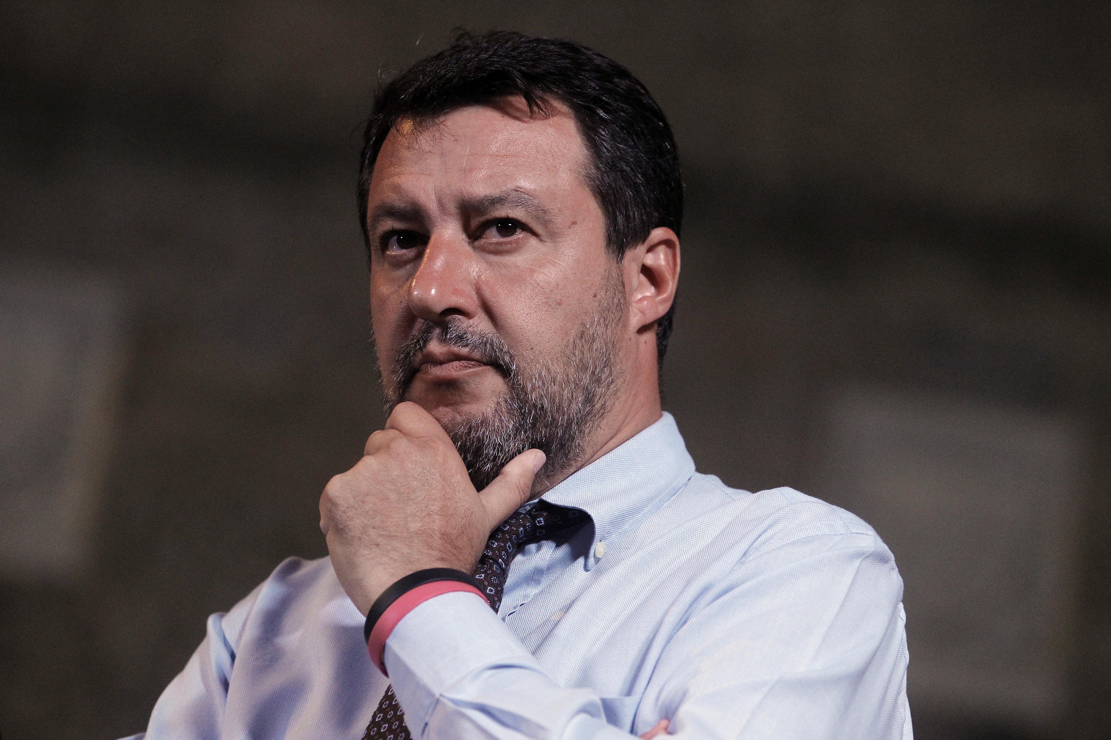 Salvini Letta manifestazione