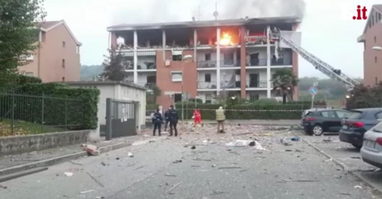 Pinerolo incendio