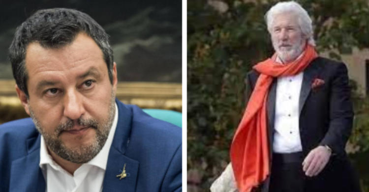 salvini, Gere, open arms