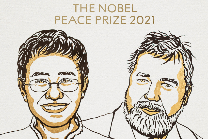 Il Nobel per la pace ai giornalisti Maria Ressa e Dmitry Muratov article-post