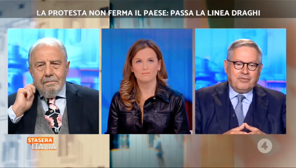 “La maggioranza vuole accanto persone vaccinate” il video di Paolo Liguori che fa arrabbiare i no-pass | VIDEO article-post