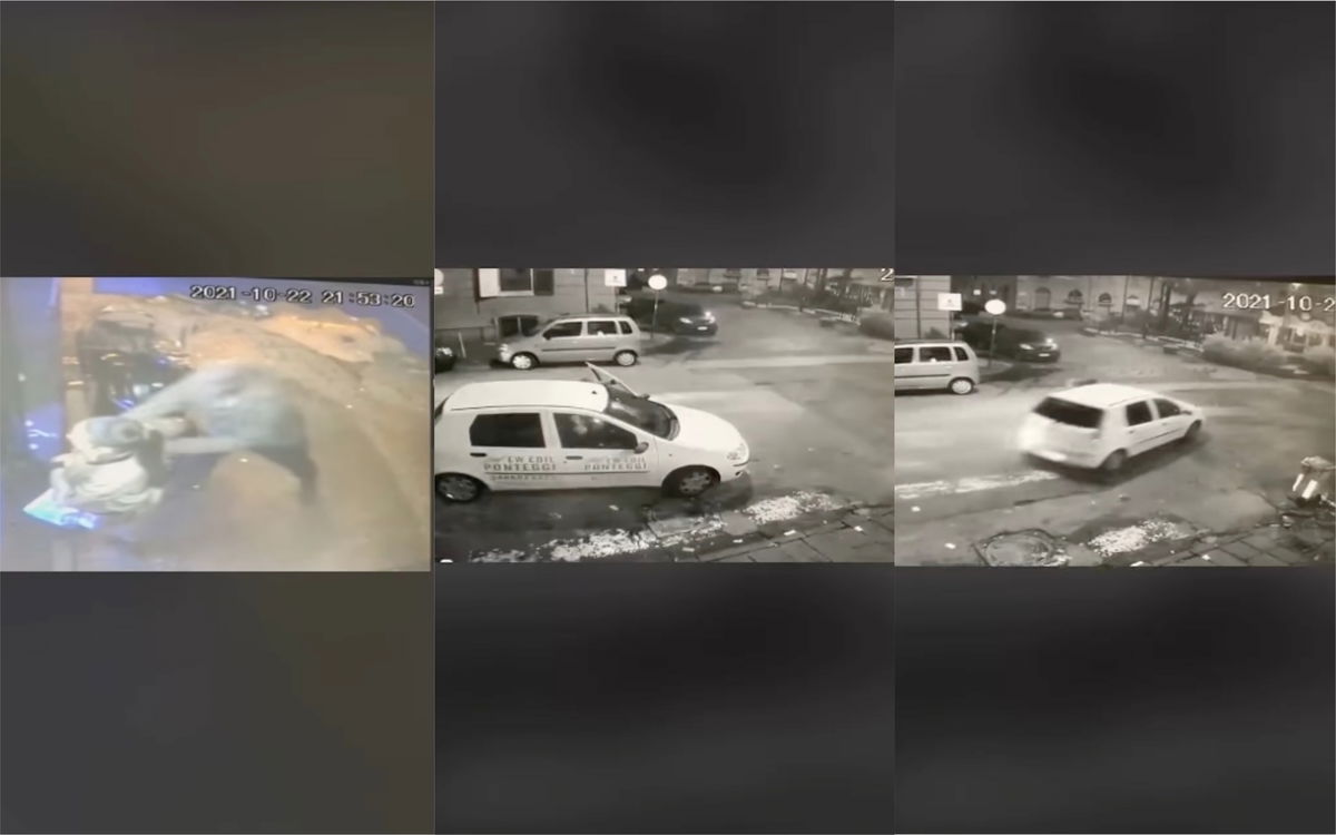 Il video della ragazza rapinata trascinata dal ladro che scappa con l’auto article-post