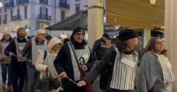 Germania novara auschwitz no green pass protesta