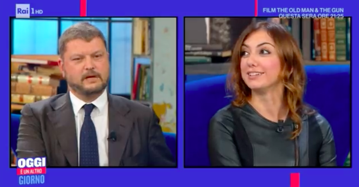 Augusta Montaruli gaffe Rai 1