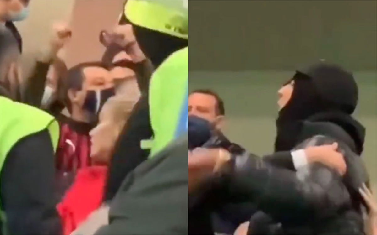 La lite tra Ghali e Salvini in tribuna a San Siro | VIDEO article-post