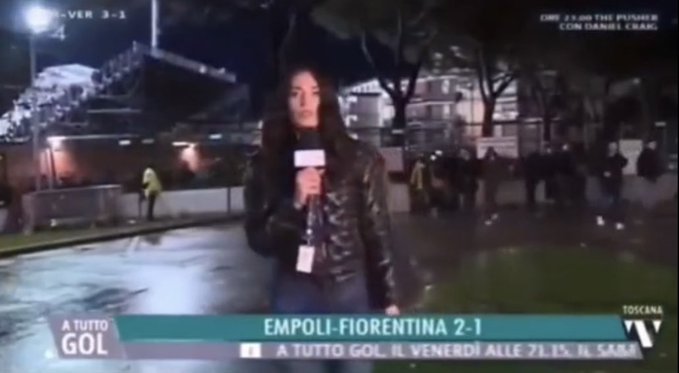 Greta Beccaglia molestie Empoli-Fiorentina