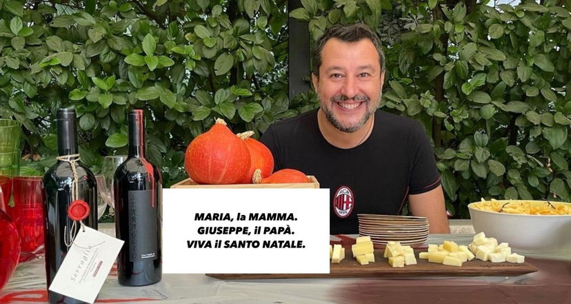 La figuraccia del cattolicissimo Salvini che non sa chi è il padre di Gesù article-post