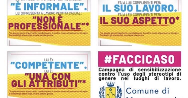 Monterotondo campagna contro stereotipi di genere