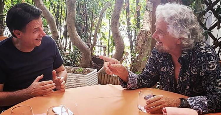 giuseppe conte beppe grillo rai