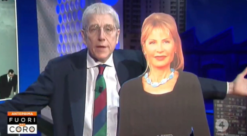 Lilli Gruber fa il verso a Mario Giordano e lui non la prende bene | VIDEO article-post