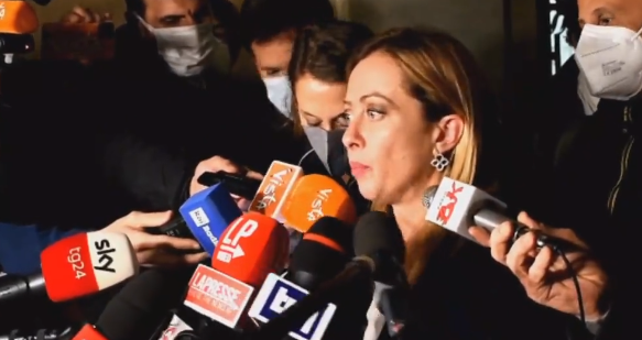 giorgia meloni stefano puzzer