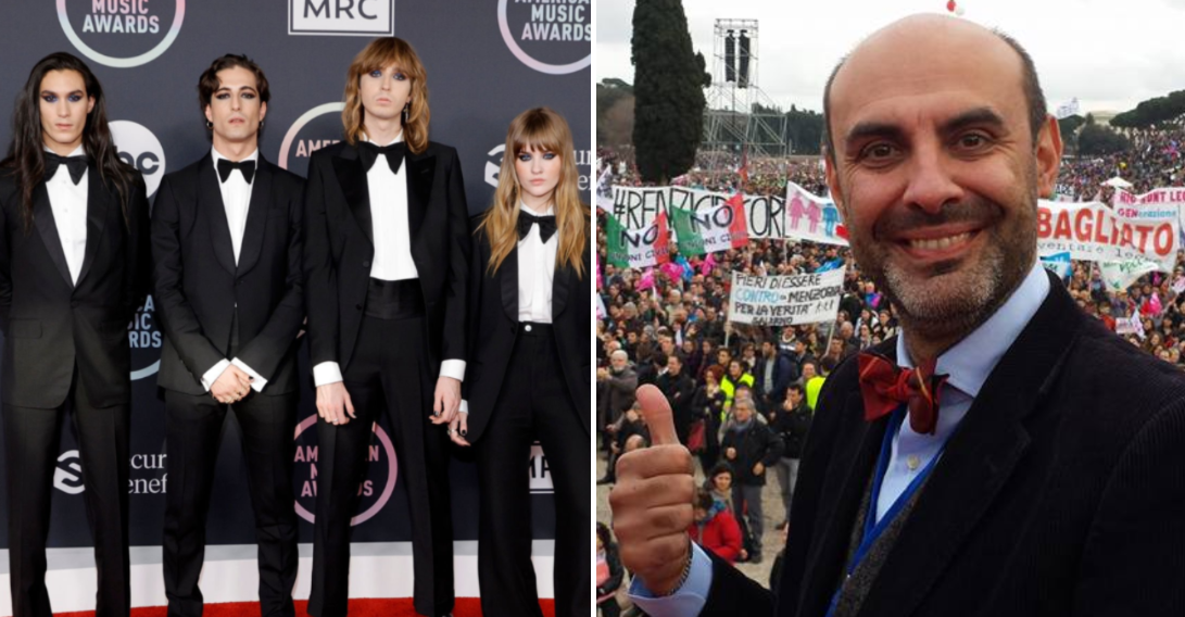 Finalmente l’outfit dei Maneskin ha convinto Pillon: “Canticchierò Beggin’ per sdebitarmi” article-post