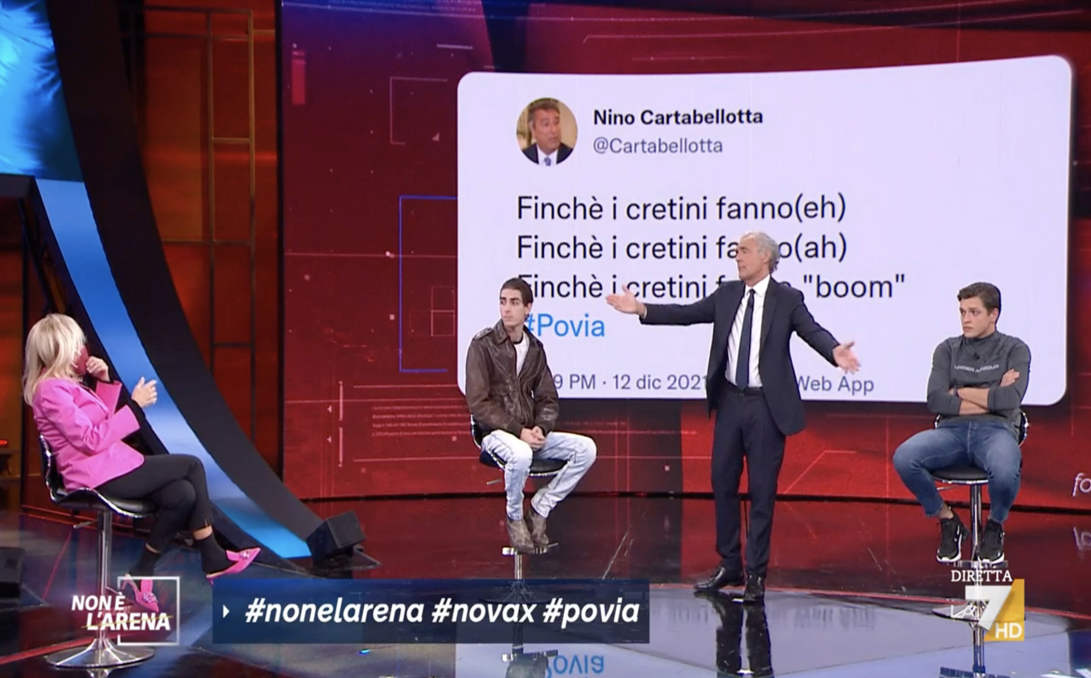 Giletti sgrida Amurri