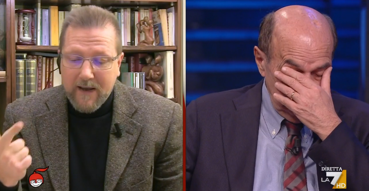 Bersani smonta le teorie di Zhok a Dimartedì: “Ma parlasse di filosofia, abbiamo cento morti al giorno” | VIDEO article-post