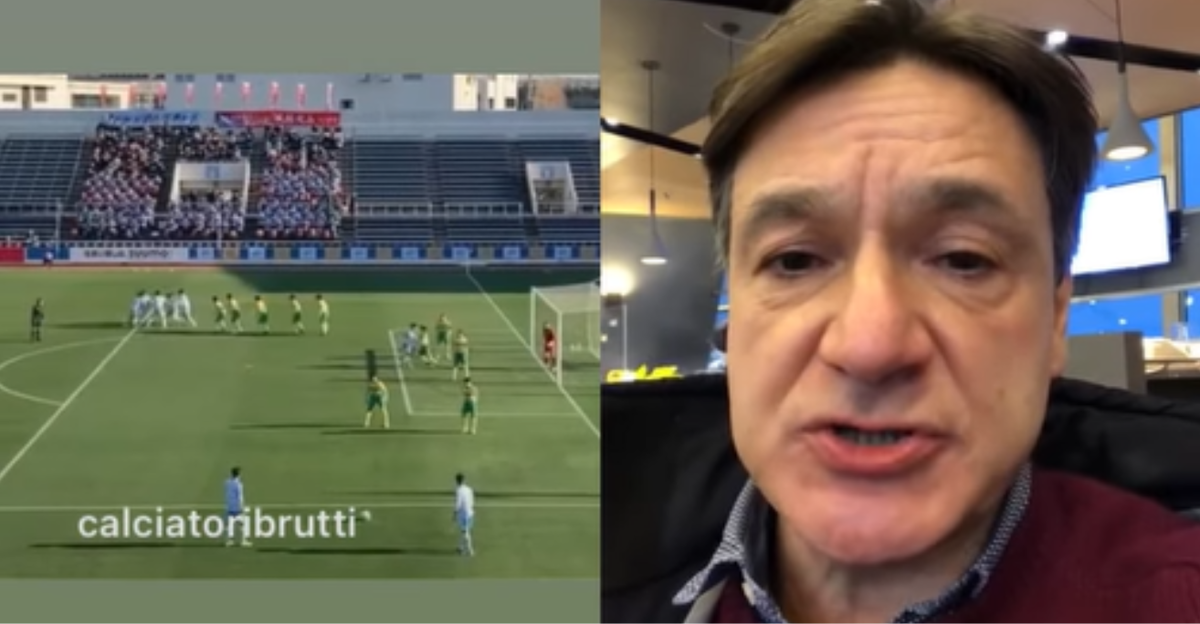 L’indignazione di Caressa per il girotondo prima del calcio di punizione (che però ha funzionato) | VIDEO article-post