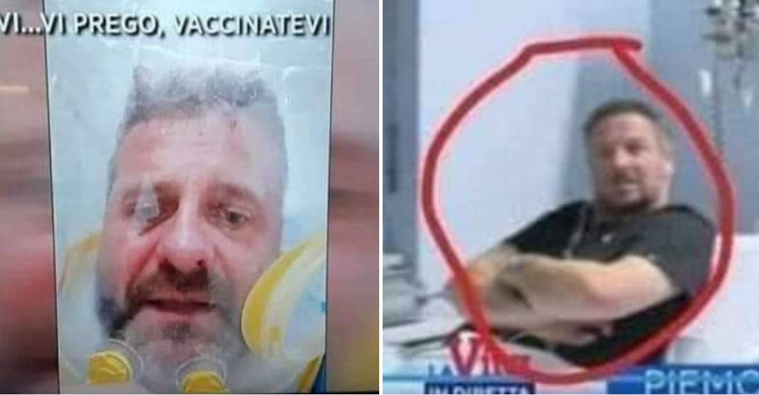 marco marchesin complotto no vax attore