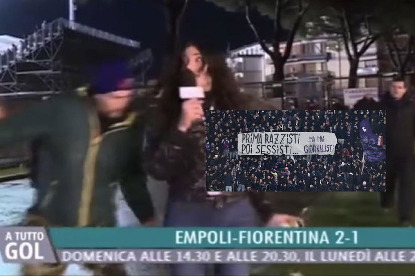 Il vergognoso striscione dei tifosi della Fiorentina contro Greta Beccaglia article-post