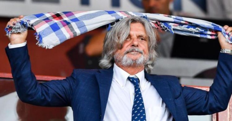 massimo ferrero presidente sampdoria