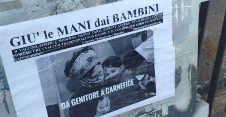 no vax volantino scuola bari vaccino bambini
