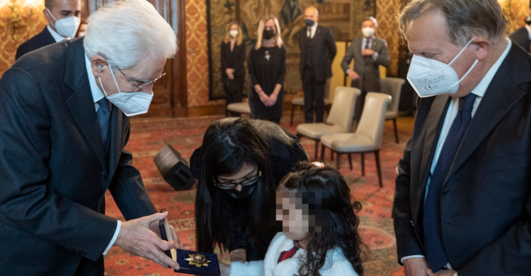 mattarella figlia attanasio ambasciatore onorificenza