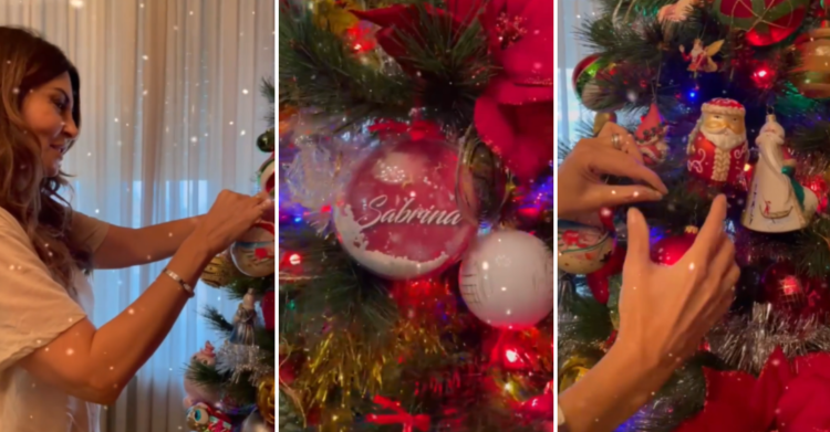 sabrina ferilli albero di natale