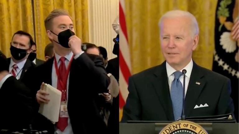 “Che figlio di…”, la gaffe di Joe Biden che non si accorge di avere il microfono acceso | VIDEO