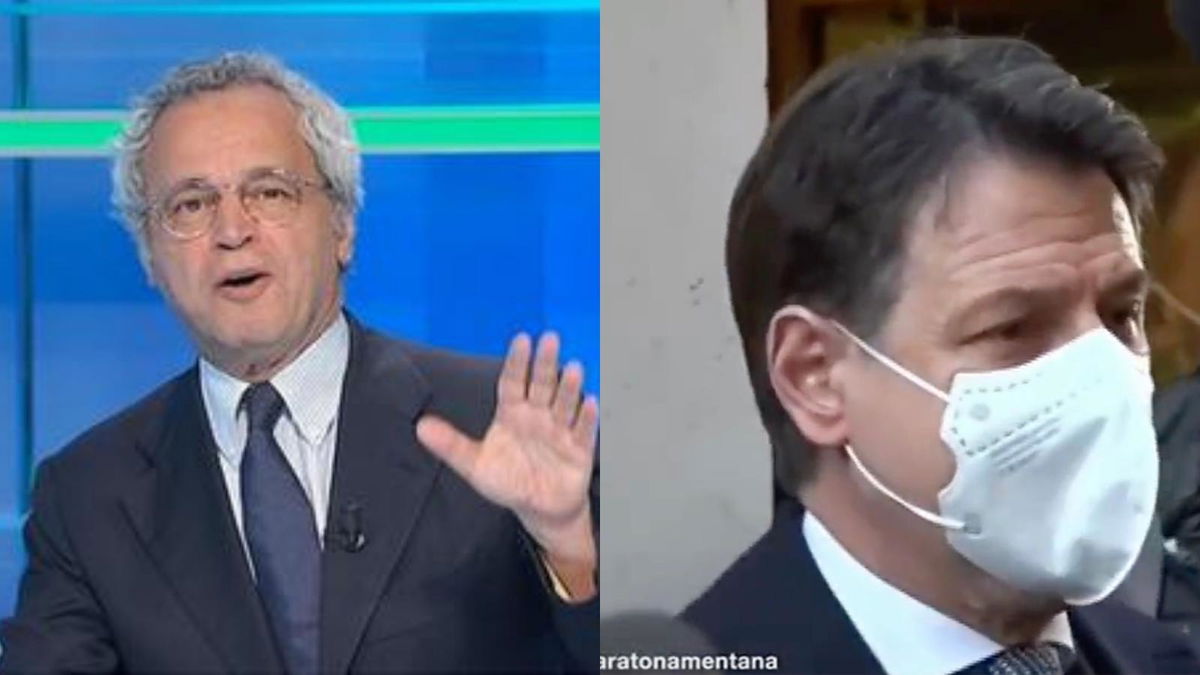 “Se la sta giocando meglio”, il fuori onda di Mentana mentre parla Conte | VIDEO article-post
