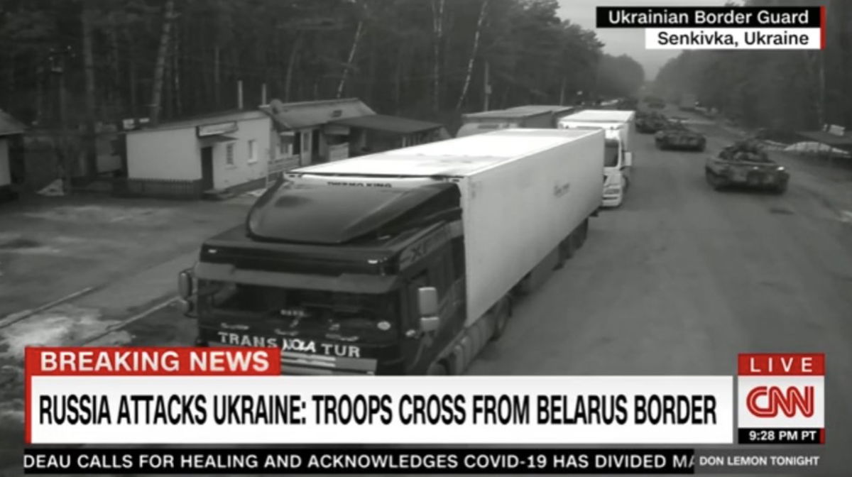 I carri armati russi entrano in Ucraina dal confine Bielorusso | VIDEO article-post