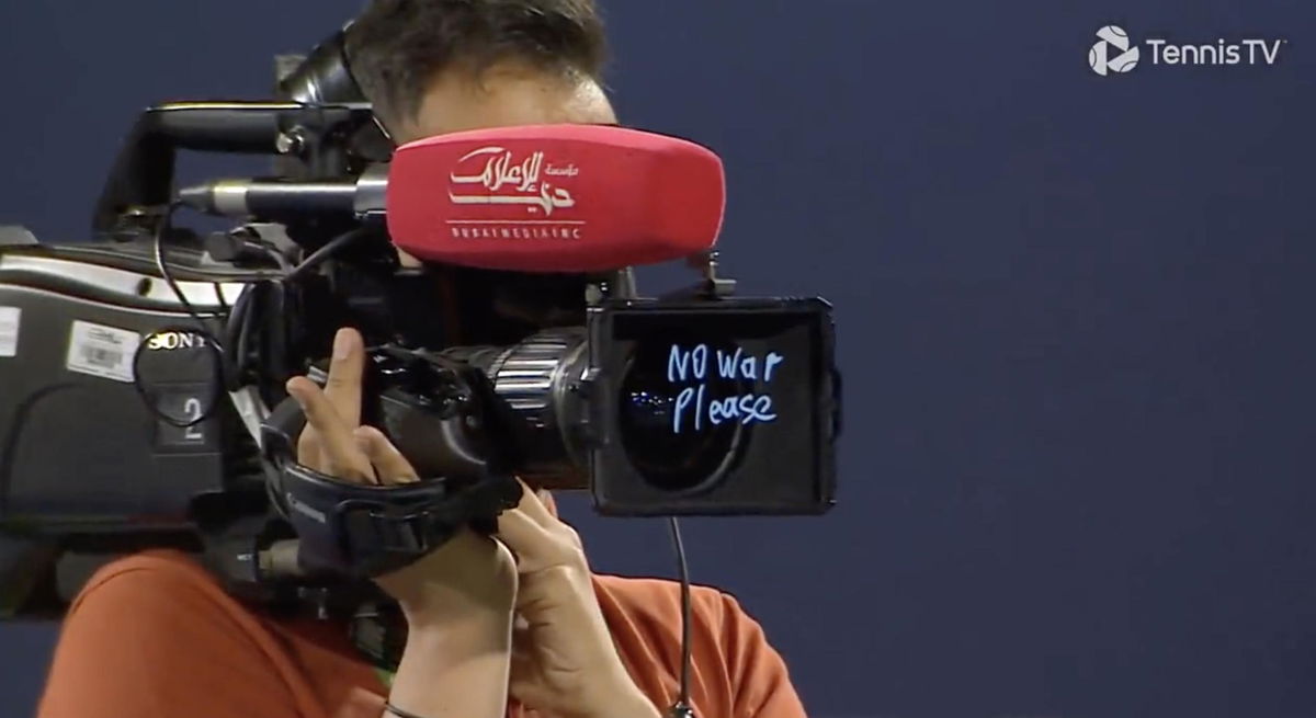 “No war, please”, il tennista russo Rublev va in finale a Dubai e lascia un messaggio alla telecamera | VIDEO article-post
