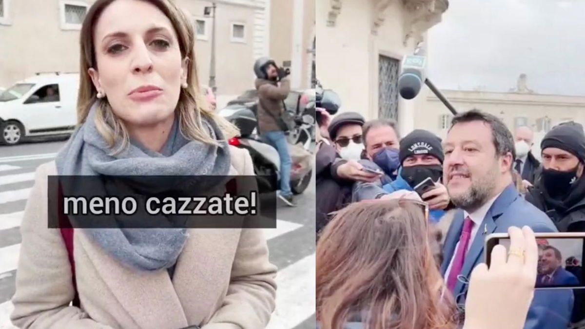 Il motociclista che passa davanti a Salvini e gli dice: “Matteo, meno cazz*te” | VIDEO article-post