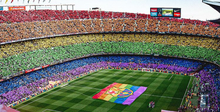 La solidarietà social del Barcellona nella giornata in difesa dei diritti Lgbt nello sport article-post