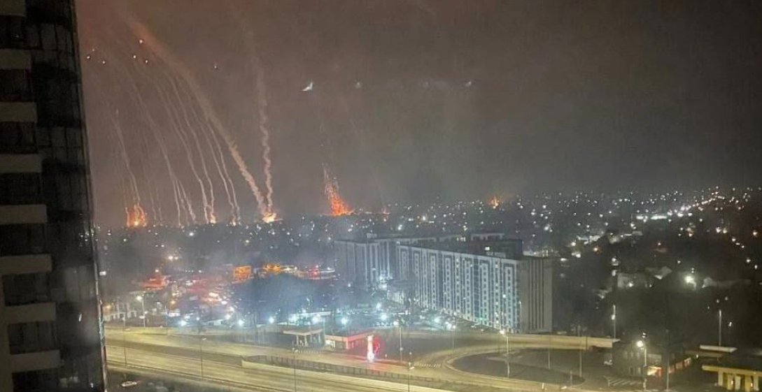 kiev bombardamento guerra ucraina russia capitale