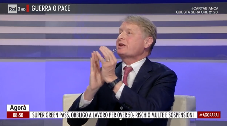 Il vittimismo di Lucio Malan che farfuglia di vaccini, sangue e trasfusioni ad Agorà | VIDEO article-post