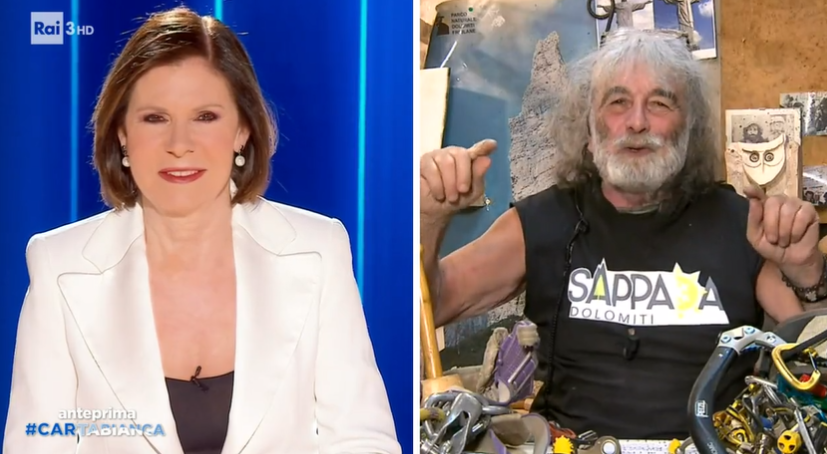 Lo show di Mauro Corona che canta e fa una dedica a Bianca Belinguer | VIDEO article-post