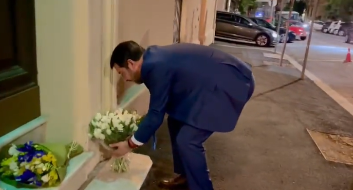 salvini ambasciata ucraina fiori