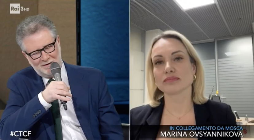 “Vivo alla giornata, certamente ho paura”, il racconto di Marina Ovsyannikova a “Che Tempo che Fa” | VIDEO preview