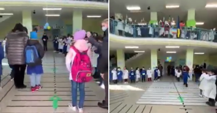 accoglienza bambini ucraini scuola pomigliano napoli