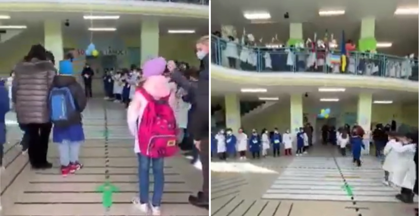 L’accoglienza di una scuola elementare del Napoletano per due bambini scappati dall’Ucraina | VIDEO article-post