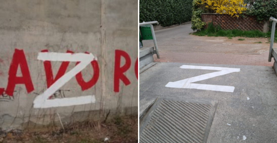 Il Comune di Cesate imbrattato con la “Z” a supporto dell’invasione di Putin in Ucraina article-post