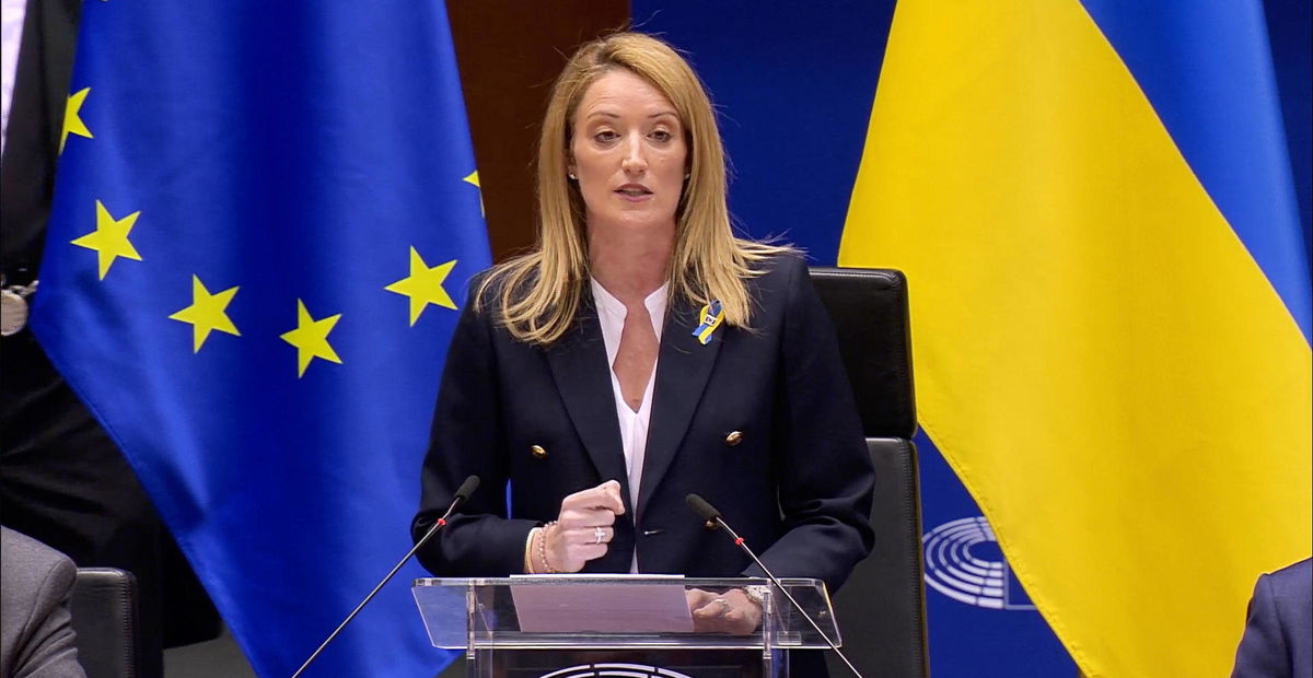 Roberta Metsola è la prima leader dell’Ue a recarsi in Ucraina dall’inizio della guerra article-post