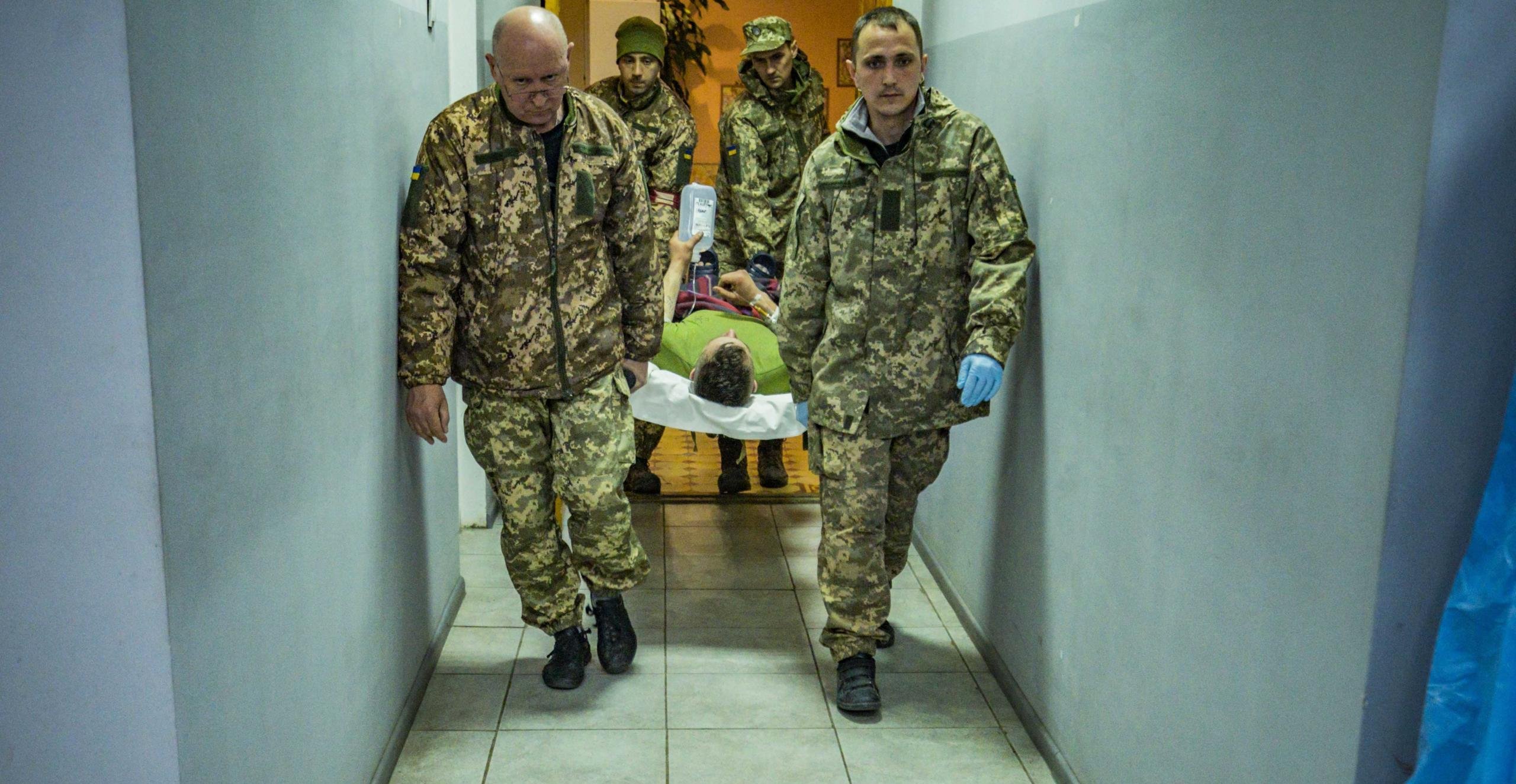 soldati russi ospedale Zaporizhzhia