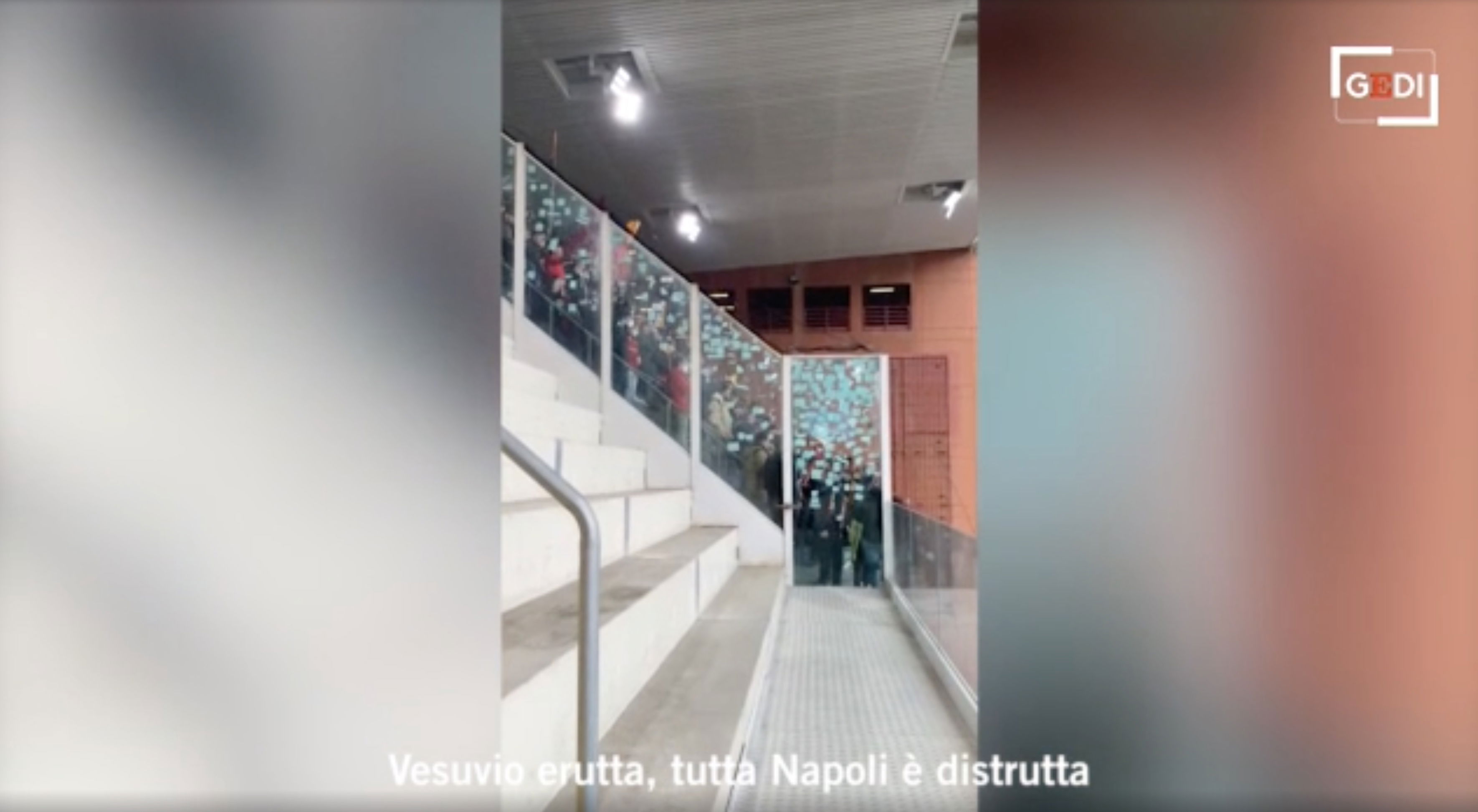 Vesuvio erutta