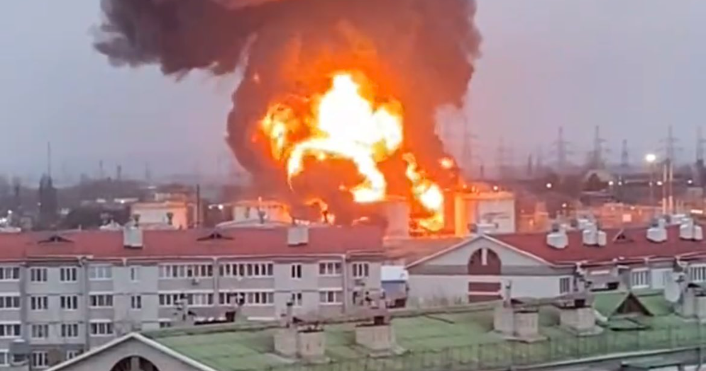 belgorod esplosione deposito petrolio incendio russia
