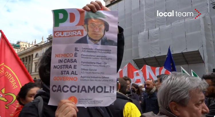 letta contestato milano 25 aprile